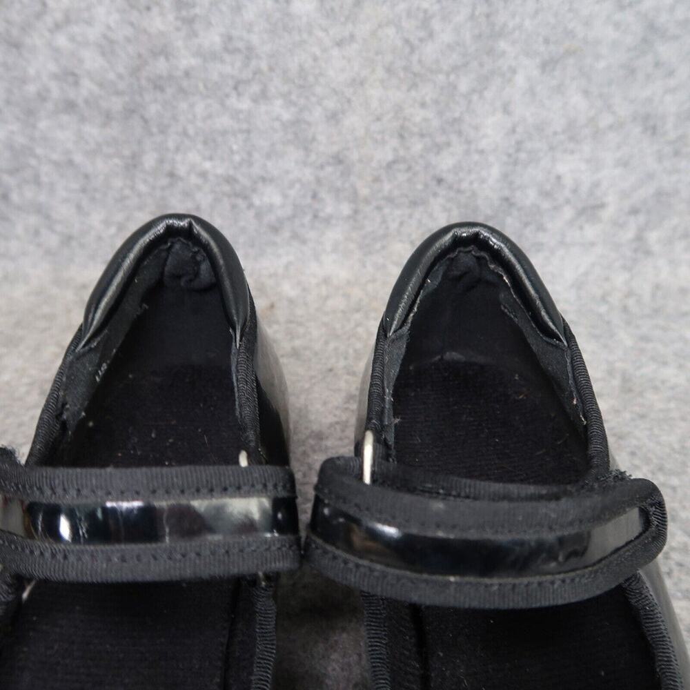 Tap Shoes Girls 12.5 Mary Jane Dance Black Patent Adjustable Strap Classic Kids - Picture 5 of 15